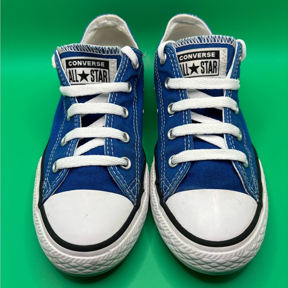 CONVERSE ALL STAR Cobalt Blue Athletic Sneakers Youth Sz 2 School Skating Play